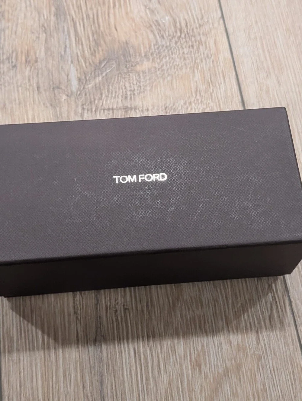 $465 Mens Authentic TOM FORD Prescott 60mm Square Sunglasses Dark Havana/Amber